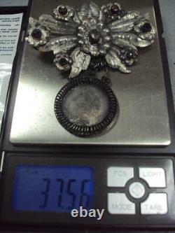 Antique Imperial Russian Silver Dukach Anna Chernigivskiy Stone Rare Old 1938