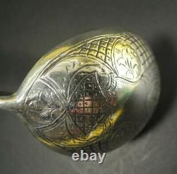 Antique Imperial Russian Spoon 1882-1899s-84 Zolotniki silver