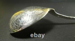 Antique Imperial Russian Spoon 1882-1899s-84 Zolotniki silver