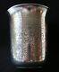 Antique Imperial Russian Sterling Silver 84 Cup Old Hand Etched Signed 1864