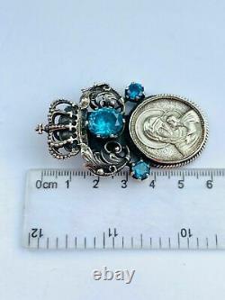 Antique Imperial Russian Sterling Silver 84 Womens Jewelry Pendant Icon Mary 25g