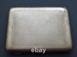Antique Moscow Imperial Russian Niello Sterling Silver Cigarette Case 179g Rare