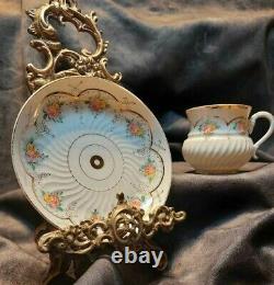 Antique Old Imperial Russian Porcelain Tea Cup Kuznetsov Circa 1891 Rare