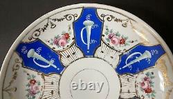 Antique Original Imperial Russian Porcelain Platter (M. Kuznetsov)
