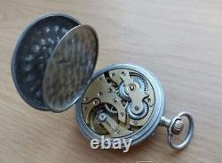 Antique Pavel Bure Pocket Watch Mechanical Russian Soviet Imperial Rare Old 20th