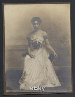 Antique Photo of Grand Duchess Victoria Melita of Imperial Russian in Pearls