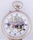 Antique Pocket Watch Wwi Era Imperial Russ -romanov's Royal Family Enamel Dial