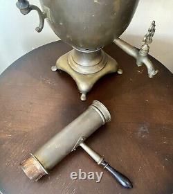 Antique Prussian Imperial Russian Copper Samovar (27.5 Tall)