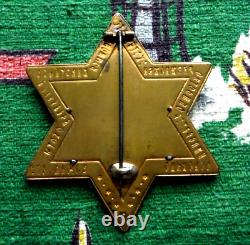 Antique Royal Imperial Romanov Kingdom Russian hunting lodge crest pin