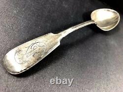 Antique Russian 1896-1908 Imperial Silver 84 Table Spoon Hallmarked Monogramed