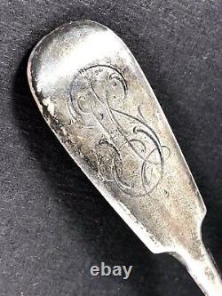 Antique Russian 1896-1908 Imperial Silver 84 Table Spoon Hallmarked Monogramed