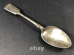Antique Russian 1908-1917 Imperial Silver 84 Soup Spoon Hallmarked Monogramed