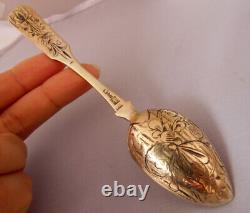 Antique Russian Imperial 84 Silver Spoon 1838 gilded