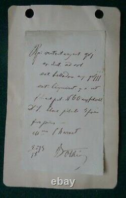 Antique Russian Imperial Court Prescription Signed Dr Sergei Botkin 1875 Romanov