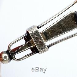 Antique Russian Imperial Diamond 56 Gold 14K Silver Brooch Pin Pendant Jewelry