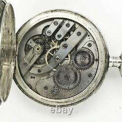 Antique Russian Imperial Eagle Silver Pocket watch