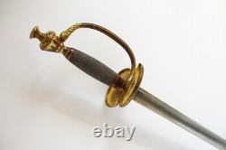 Antique Russian Imperial Infantry Officers' Small Sword M1798