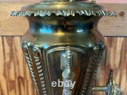 Antique Russian Imperial Majestic Conical Shaped Highly Stylized Grand Samovar