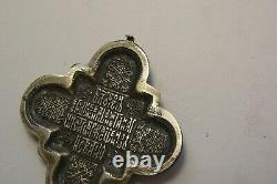 Antique Russian Imperial Pendant Box Cross Sterling Silver 84 Christian Jewelry