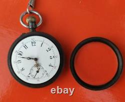 Antique Russian Imperial Pocket Watch Pavel BURET Buhre Chain Mechanical Rare