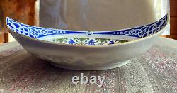 Antique Russian Imperial Porcelain Kornilov Kornilow Brothers Curved Dish