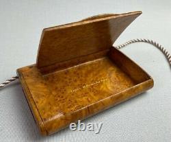 Antique Russian Imperial Prince Karlelian Birch Cigarette Case by Appay Paris