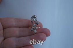 Antique Russian Imperial Russia 14k /56 Gold Diamonds Ring