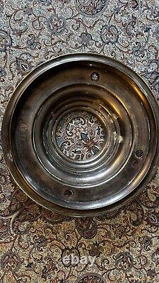 Antique Russian Imperial Samovar Lid Vorontsov Brothers Tula