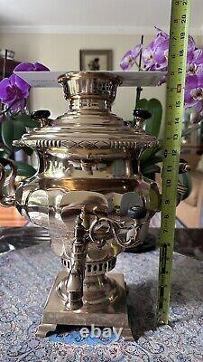 Antique Russian Imperial Samovar Vorontsov Brothers Tula 19 century