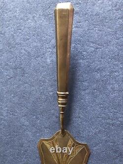 Antique Russian Imperial Silver Cake Serving Knife, Circa 1900