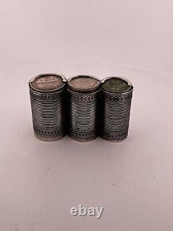 Antique Russian Imperial Silver Coin Holder/Box With Coins. Rare Unique Find