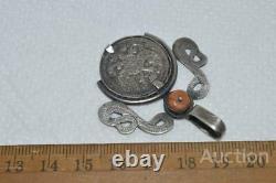 Antique Russian Imperial Sterling Silver 84 Women Jewelry Pendant Coral 9.2 gr
