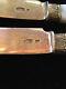 Antique Russian Imperial Silver Gilt And Mother Of Pearl Fruit Knives
