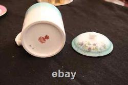 Antique Russian Kuznetsov Dulevo 2 Piece Imperial Porcelain Oversized Cup /lid