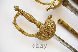 Antique Russian Small Sword M1855 For Imperial State Officials
