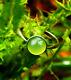 Antique, Siberian, Apple Green, Translucent Imperial Jade Cabochon 3.7ct Ring