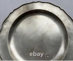 Antique Sterling Silver 84 Plate Dish Russian Imperial 1863 Gubkin Rare Old 19th