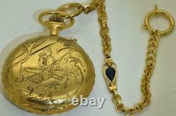 Antique WWI Imperial Russian Navy Yacht Standart officer's award pocket watch