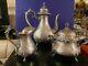 Antique Made For Imperial Russian 84 Silver Tea Set 2 Lb 13,7 Oz