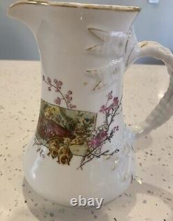 Beautiful Antique 1889-1917 Russian Imperial Kornilov porcelain rare pitcher