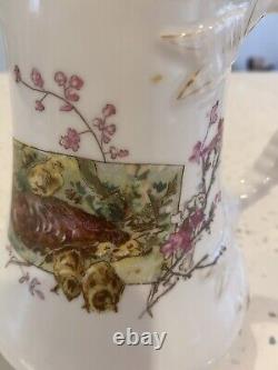 Beautiful Antique 1889-1917 Russian Imperial Kornilov porcelain rare pitcher