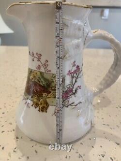 Beautiful Antique 1889-1917 Russian Imperial Kornilov porcelain rare pitcher