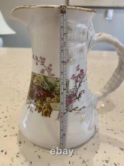 Beautiful Antique 1889-1917 Russian Imperial Kornilov porcelain rare pitcher