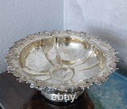 Beautiful Antique Imperial Russian Silver Footed Bowl Tazza By Adolf Sperr