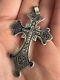 Cross Antique Vtg Silver 84 Enamel? Ix Imperial Russia Tsarism Orthodox Christia