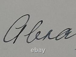 Danish Royal Family Signed Document HM Queen Alexandrine Denmark Prince Princess