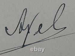 Danish Royal Family Signed Document HM Queen Alexandrine Denmark Prince Princess