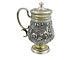 Exceptional Antique Imperial Russian 84 Silver Beer Mug / Stein Moscow 1865 Cup