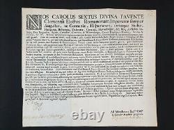 Emperor Charles VI Signed Imperial Russian War Treaty Document Ottoman Empire RU