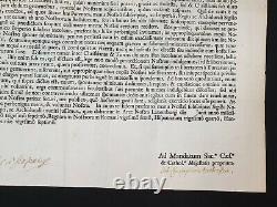 Emperor Charles VI Signed Imperial Russian War Treaty Document Ottoman Empire RU